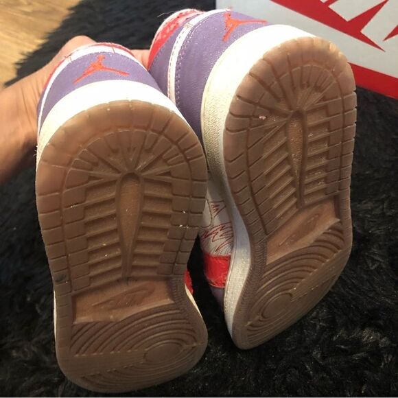 NIKE air Jordan 1 premium GS mid top shoes sneakers women’s 6.5 - Picture 5 of 8